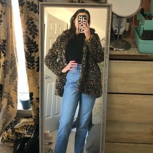 Shein Cheetah coat